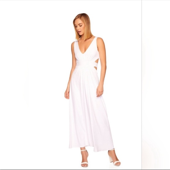 Susana Monaco V Strap Back Tie Maxi Dress NWT SMALL - Picture 1 of 16